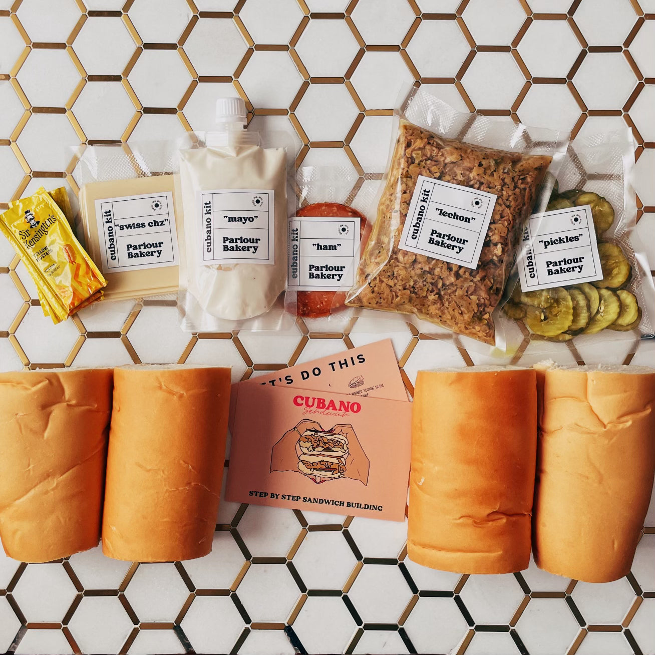 Vegan Cubano Sandwich Kit For 4