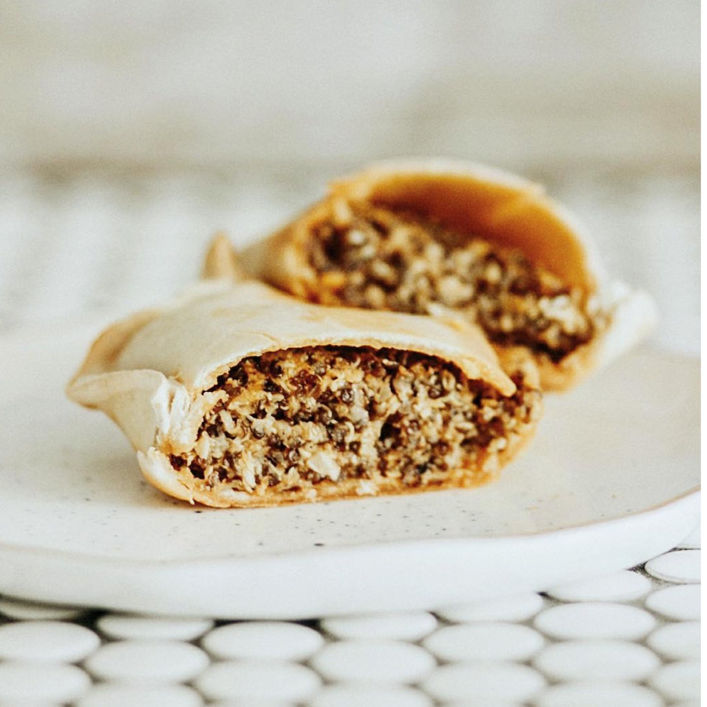 12 Buffalo, Cauliflower & Quinoa Empanadas